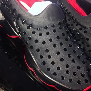 Women’s Size 10 Black Spike Sneakers